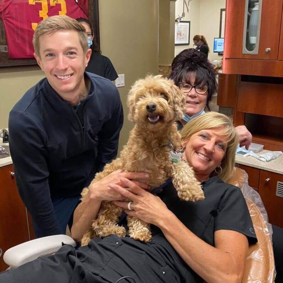 Lakefront Family Dentistry has Dental Therapy Dogs to Ease a Patient's Anxiety and Just Make Going to the Dentist Fun!